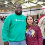 Reading METCO Director Kurtis Martin and Milly Arbaje-Thomas, President & CEO, METCO, Inc.