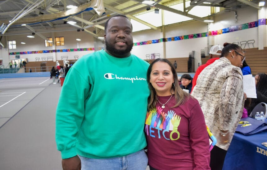 Reading METCO Director Kurtis Martin and Milly Arbaje-Thomas, President & CEO, METCO, Inc.