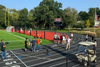 Filming of "Croft" on October 1 at RMHS