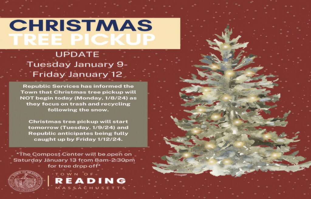 Recapping Everything in Reading, MA 🌲Christmas Tree Pickup Delayed