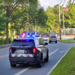 Reading Police Department outside Coolidge Middle School
